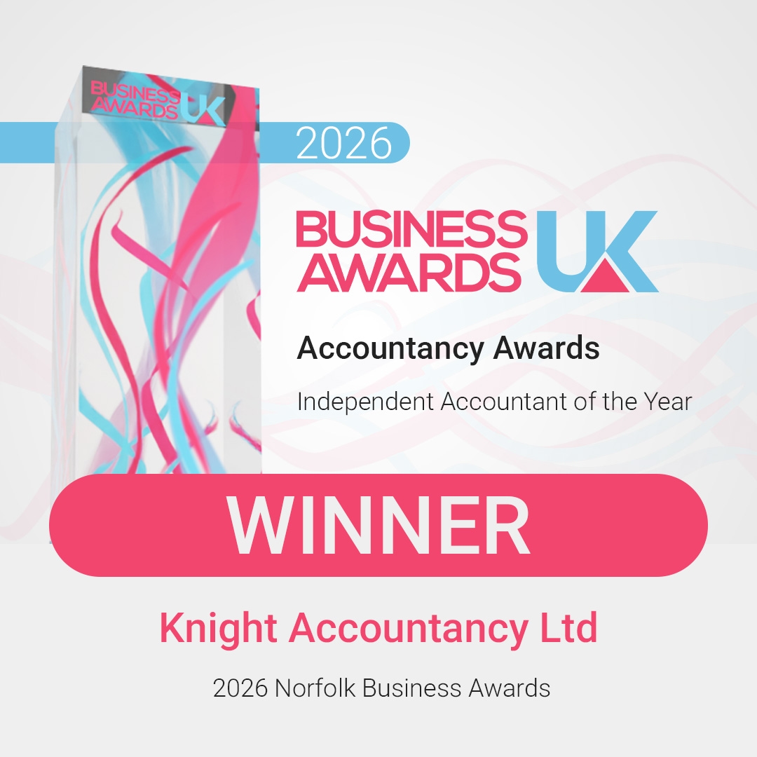 Business Awards UK 2026 winner certificate for Knight Accountancy Ltd.